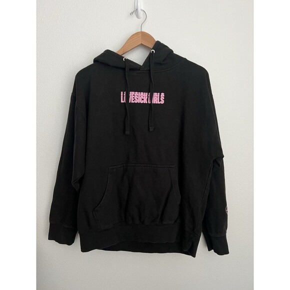 BlackPink Embroidered Pink Lovesick Group Photo K-Pop Hoodie Unisex L Official - Picture 5 of 9